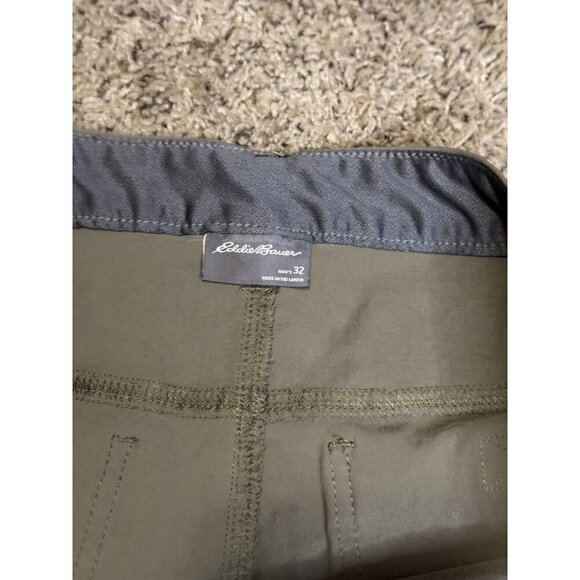 EDDIE BAUER Mens Nylon Shorts Hiking Outdoor Camping Travel Preppy Basic Sz 32 - Picture 4 of 11